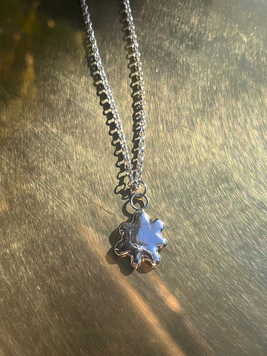 Deep Pool Charm Necklace