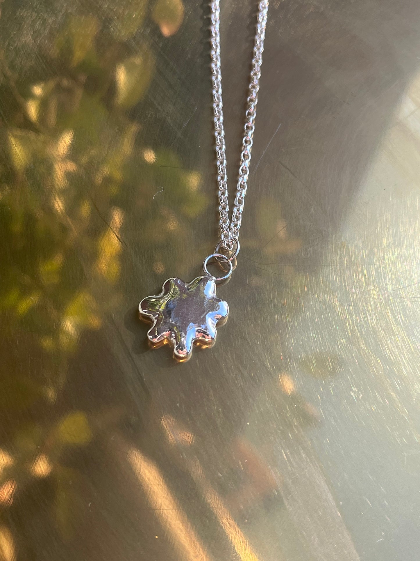 Deep Pool Charm Necklace