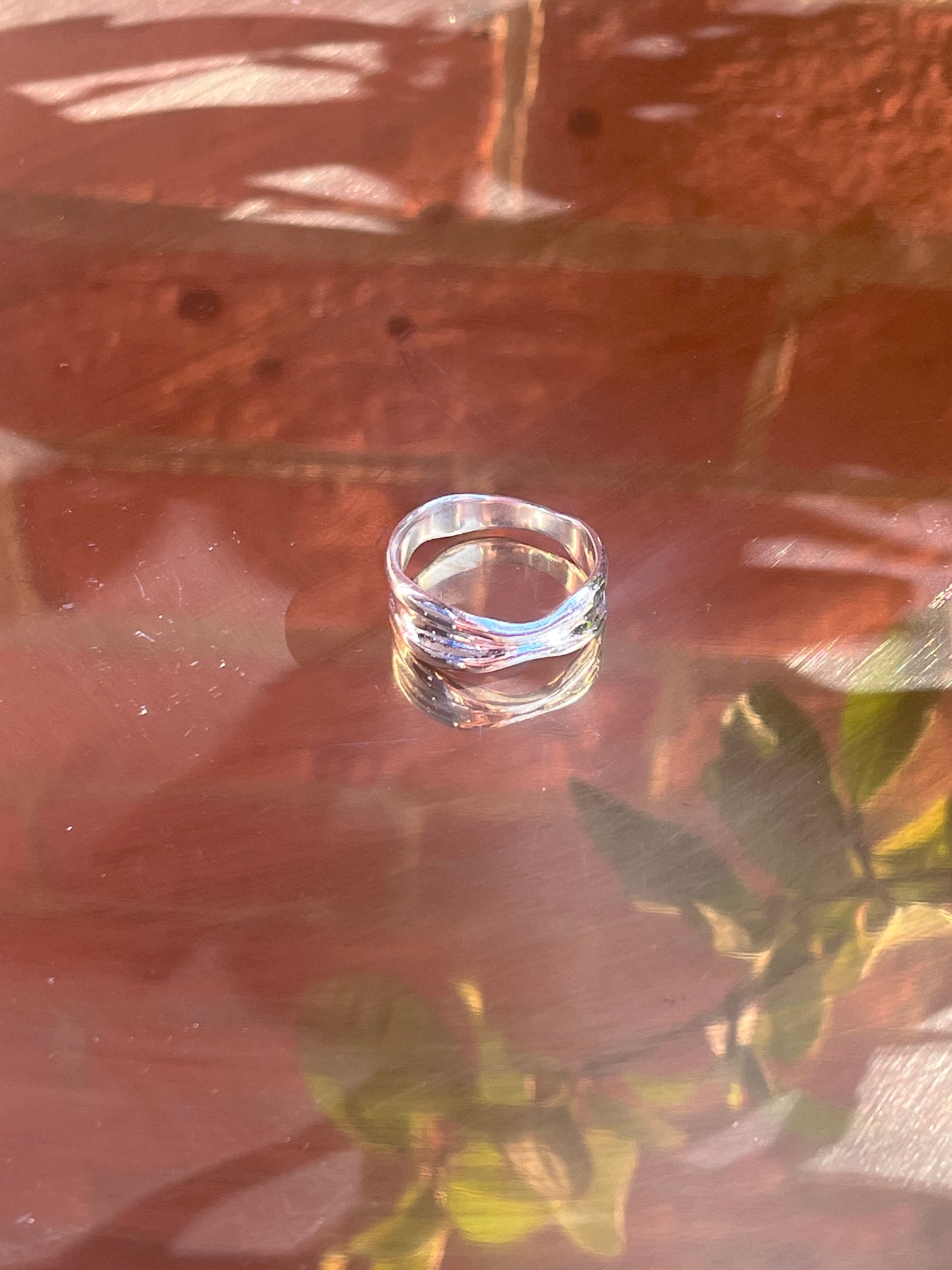 Tangent Silver Ring