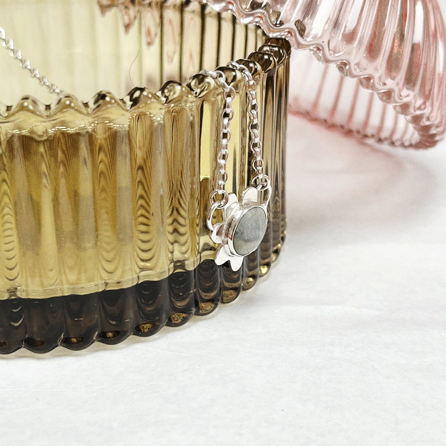 Marble pool necklace - SALE