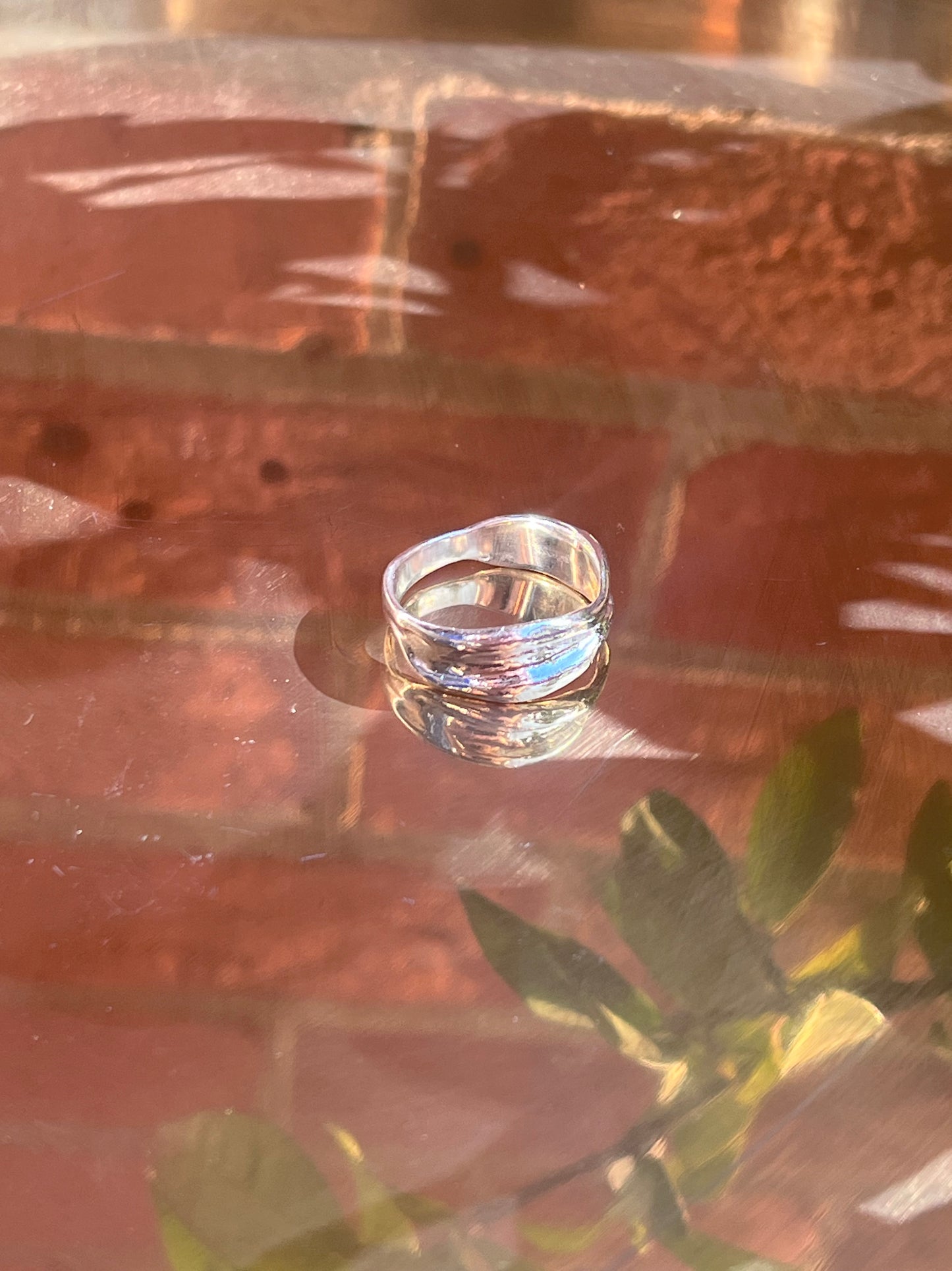 Tangent Silver Ring