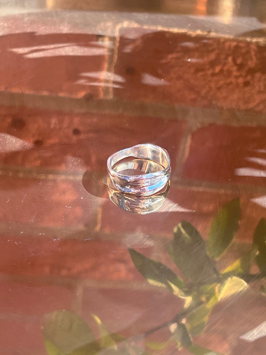 Tangent Silver Ring - SALE
