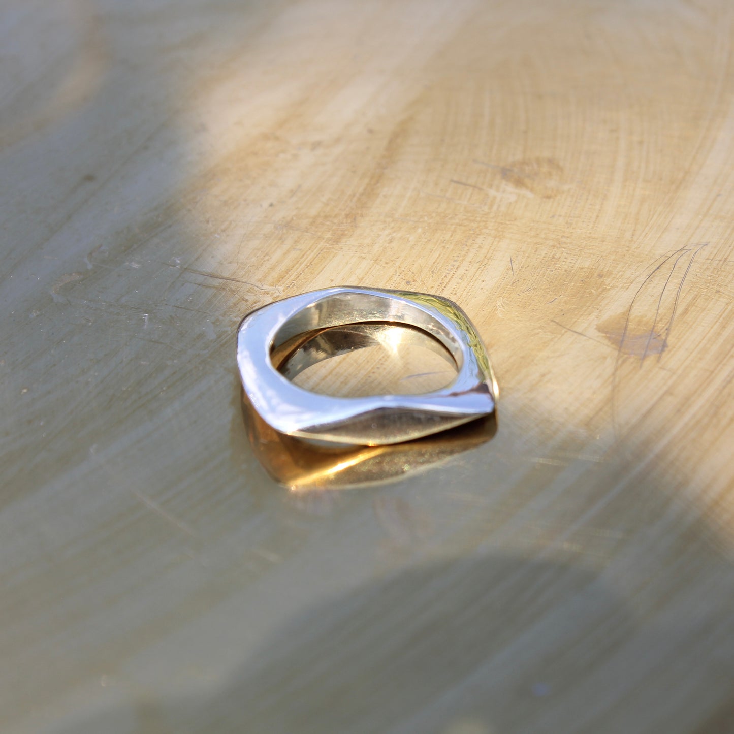 Angular square ring