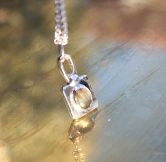 Labradorite Charm Necklace