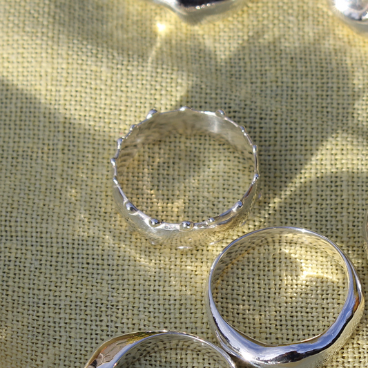 Bobble Silver Ring